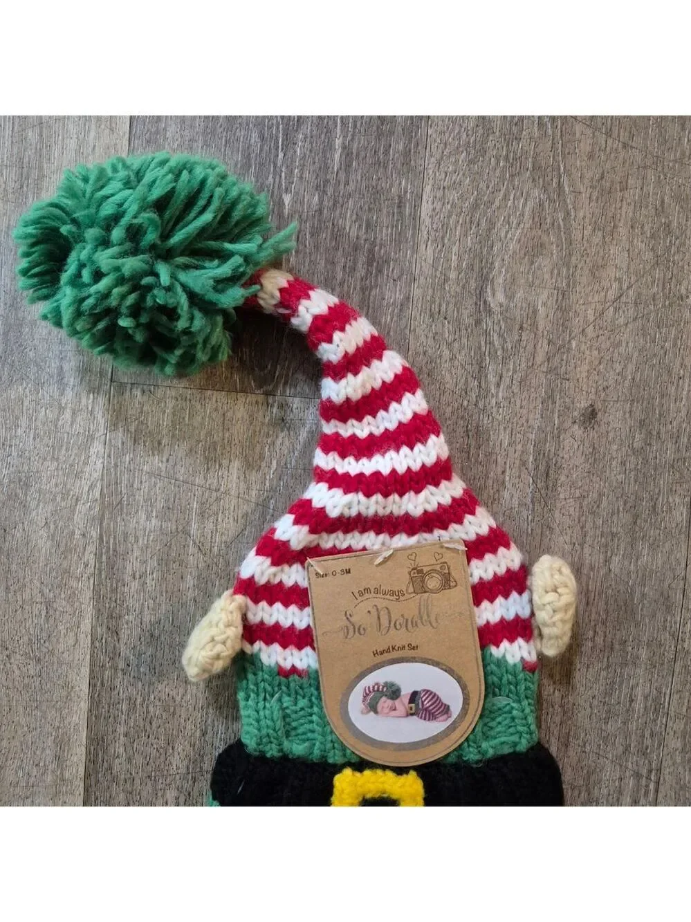 Baby So Doralle Seasonal Elf Costume Red Green 0-3 mos